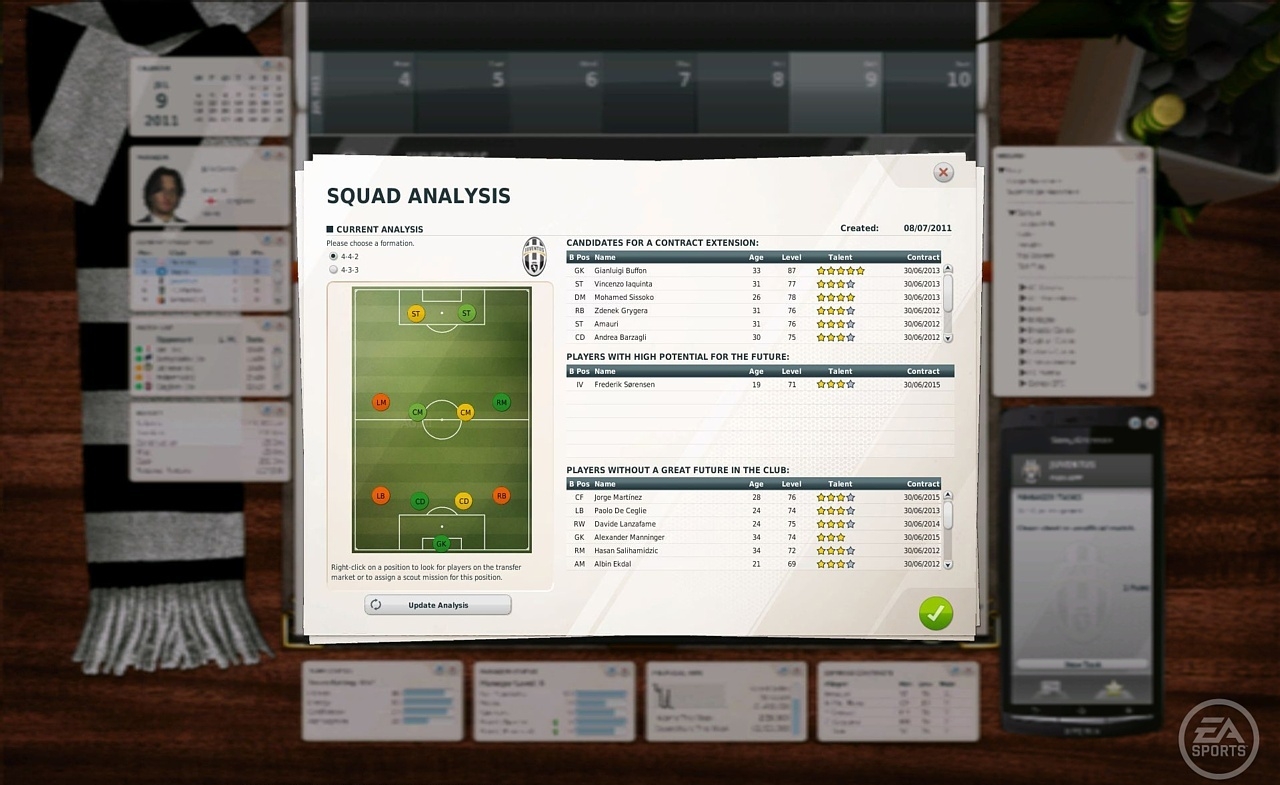 Скриншот из игры FIFA Manager 12 под номером 3