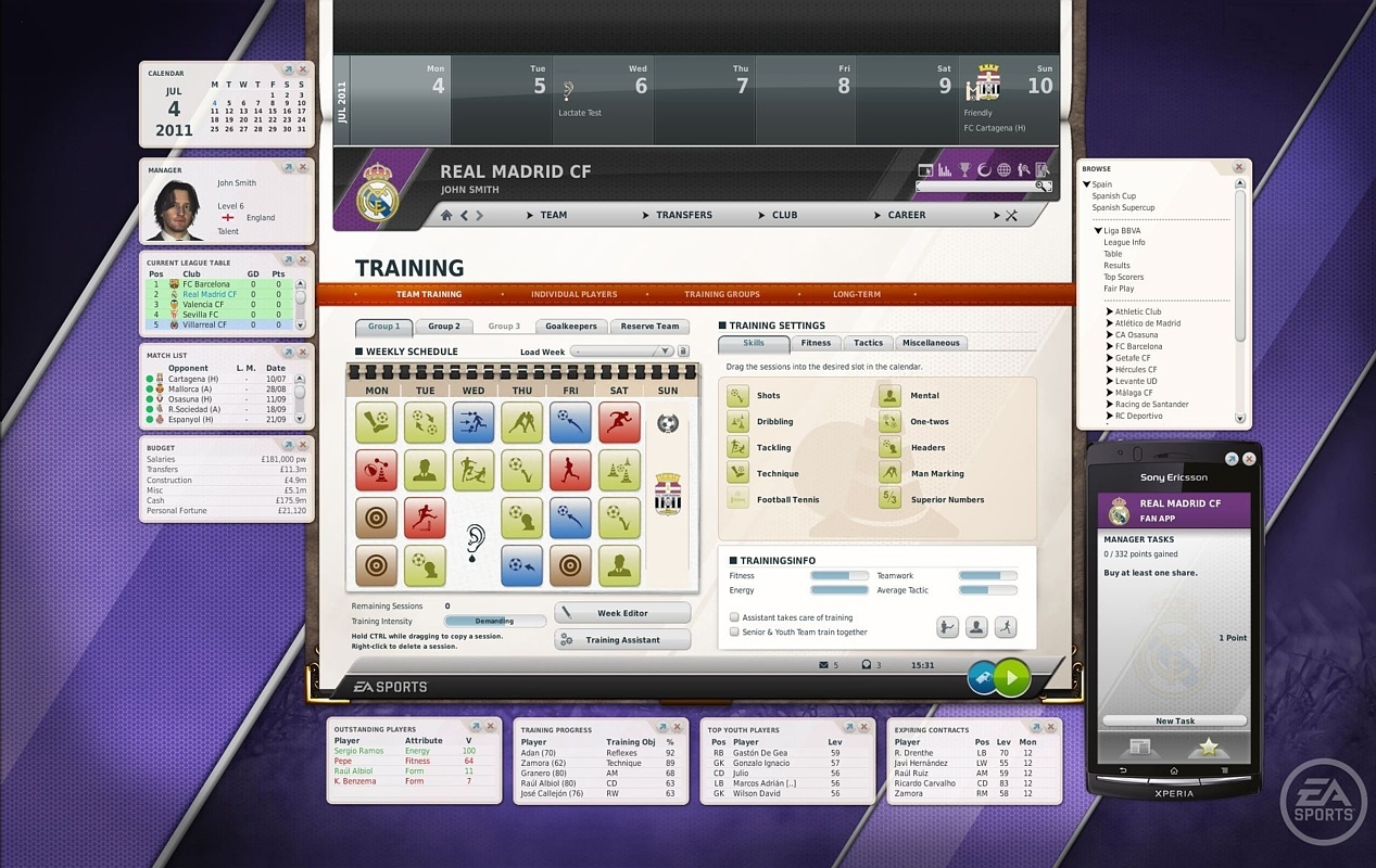 Скриншот из игры FIFA Manager 12 под номером 6