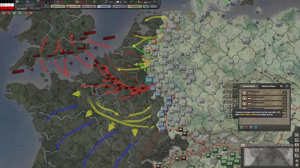 Скриншот из игры Hearts of Iron 3: Their Finest Hour под номером 7