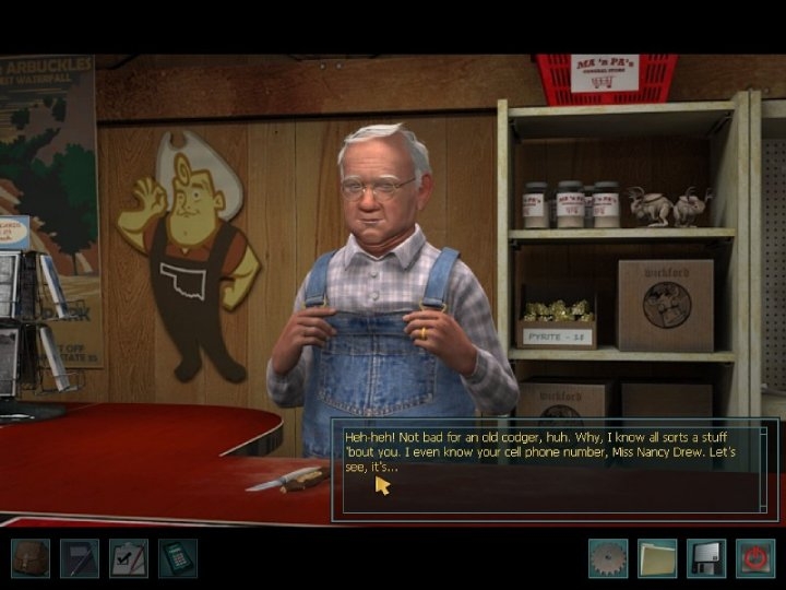 Скриншот из игры Nancy Drew: Trail of the Twister под номером 9