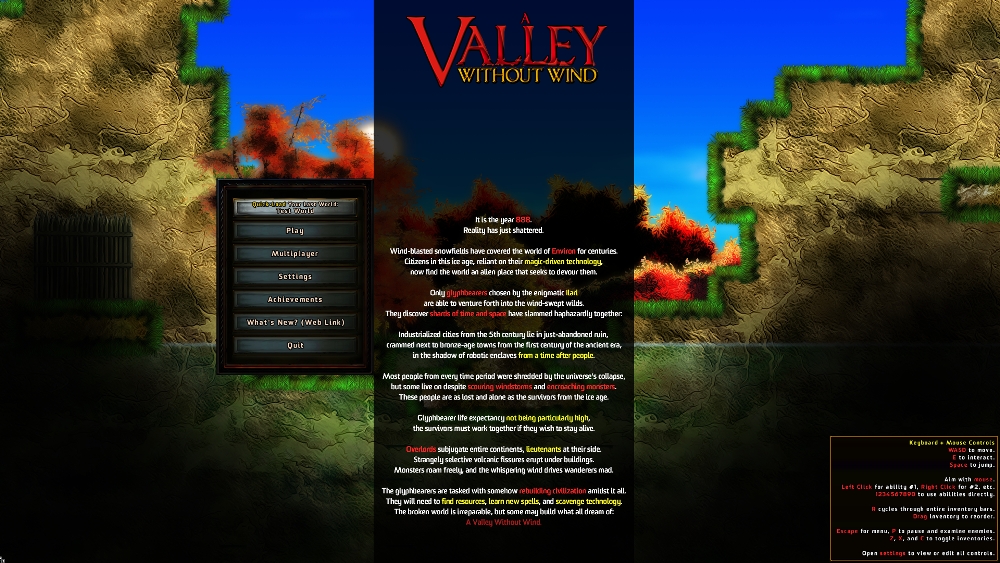 Скриншот из игры Valley Without Wind, A под номером 6