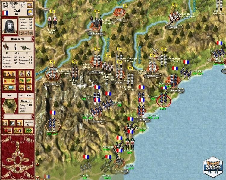 Скриншот из игры Napoleon in Italy под номером 1