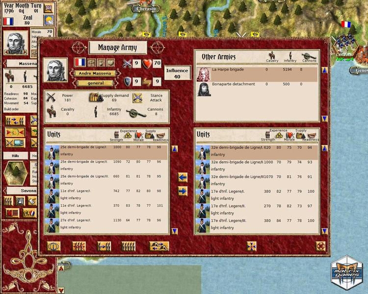Скриншот из игры Napoleon in Italy под номером 3