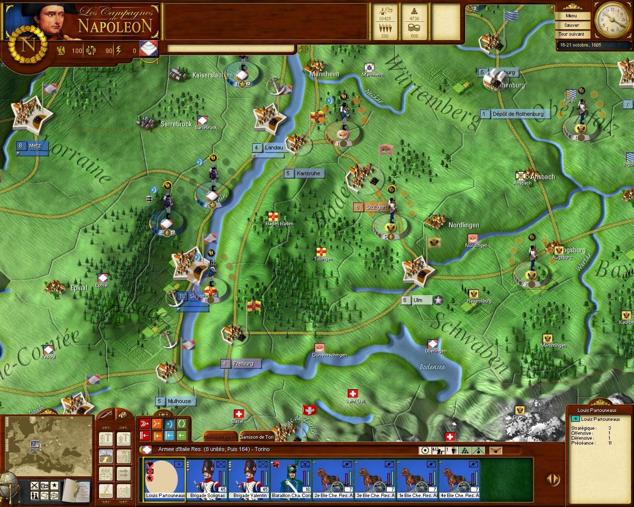 Скриншот из игры Napoleon