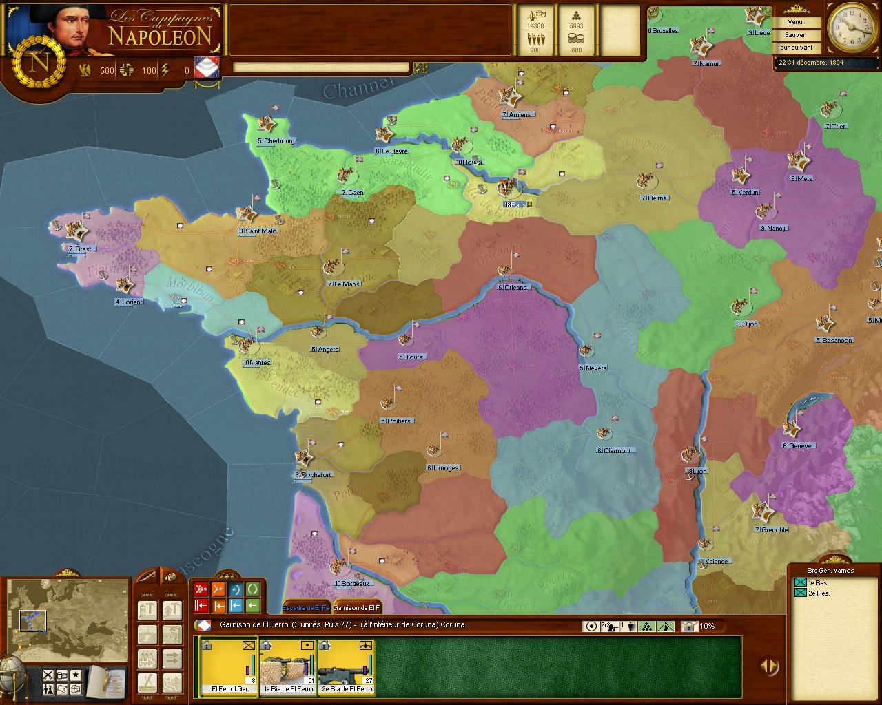 Скриншот из игры Napoleon