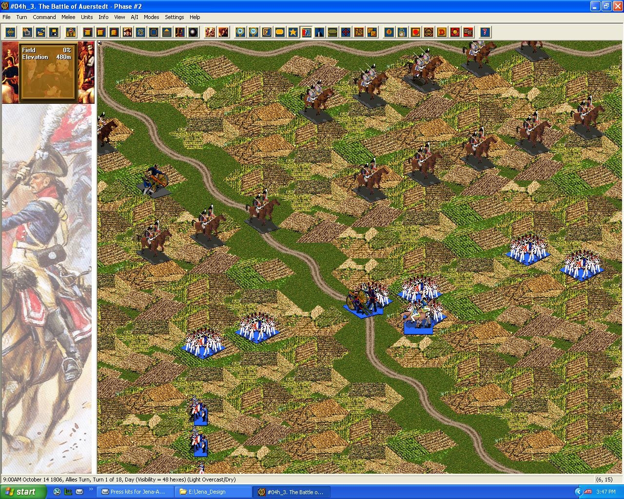Скриншот из игры Napoleonic Battles: Jena-Auerstadt под номером 1
