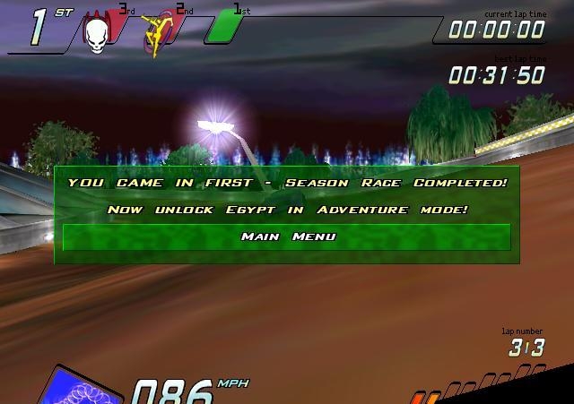 Скриншот из игры NASCAR Racers под номером 3