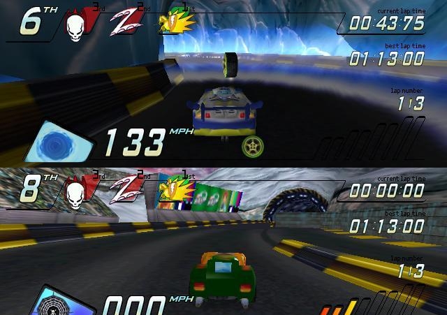 Скриншот из игры NASCAR Racers под номером 4