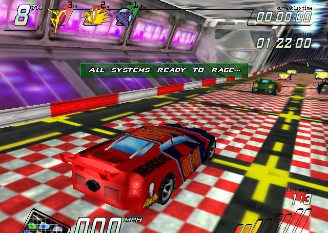 Скриншот из игры NASCAR Racers под номером 5