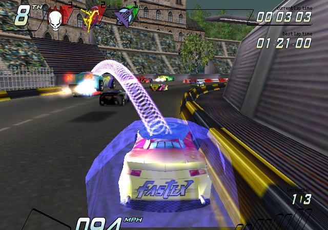 Скриншот из игры NASCAR Racers под номером 7