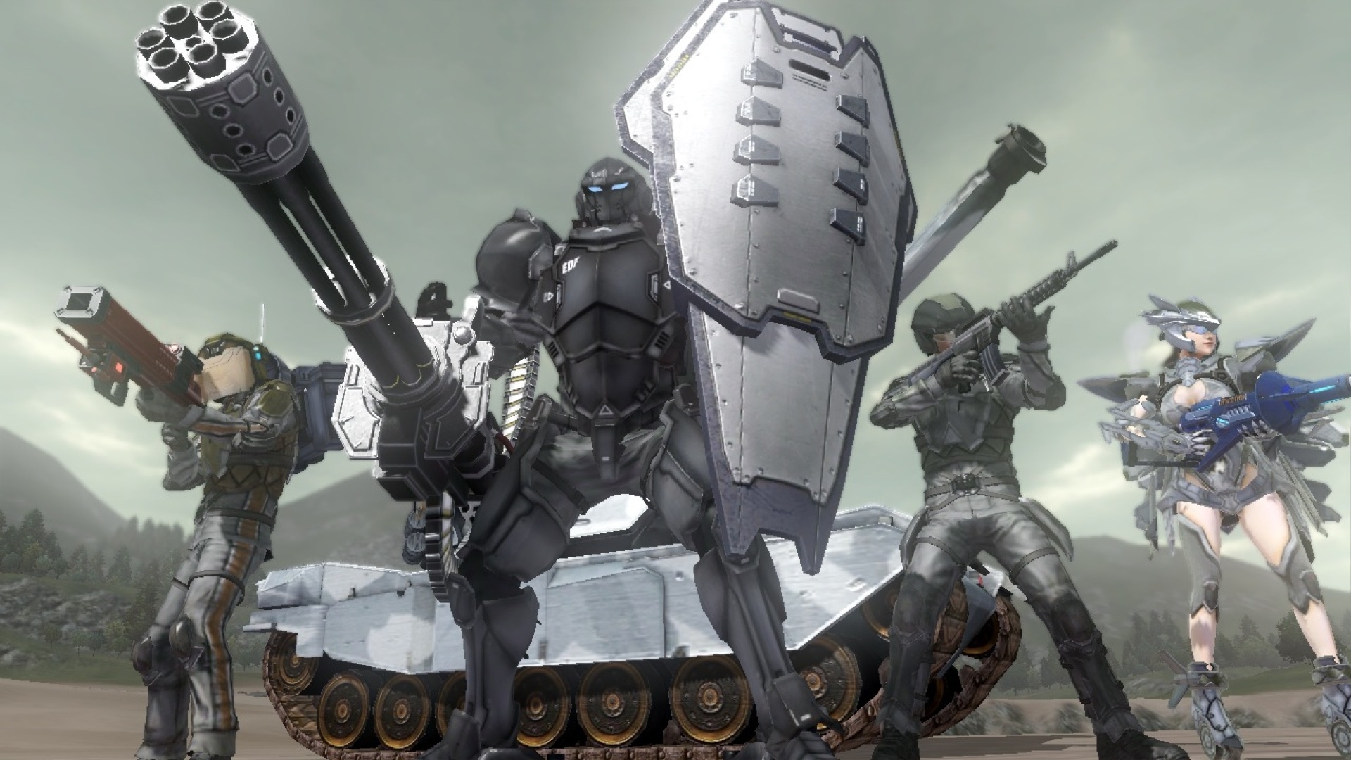 Скриншот из игры Earth Defense Forces 4 под номером 10