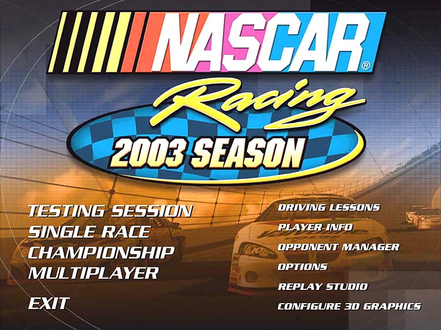 Скриншот из игры NASCAR Racing 2003 Season под номером 10