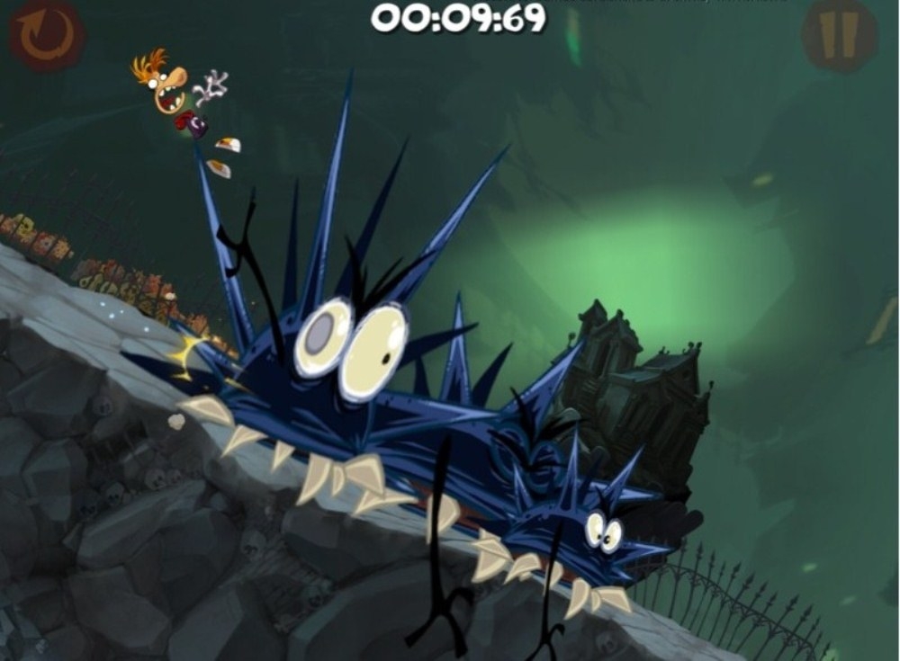 Скриншот из игры Rayman Jungle Run под номером 2