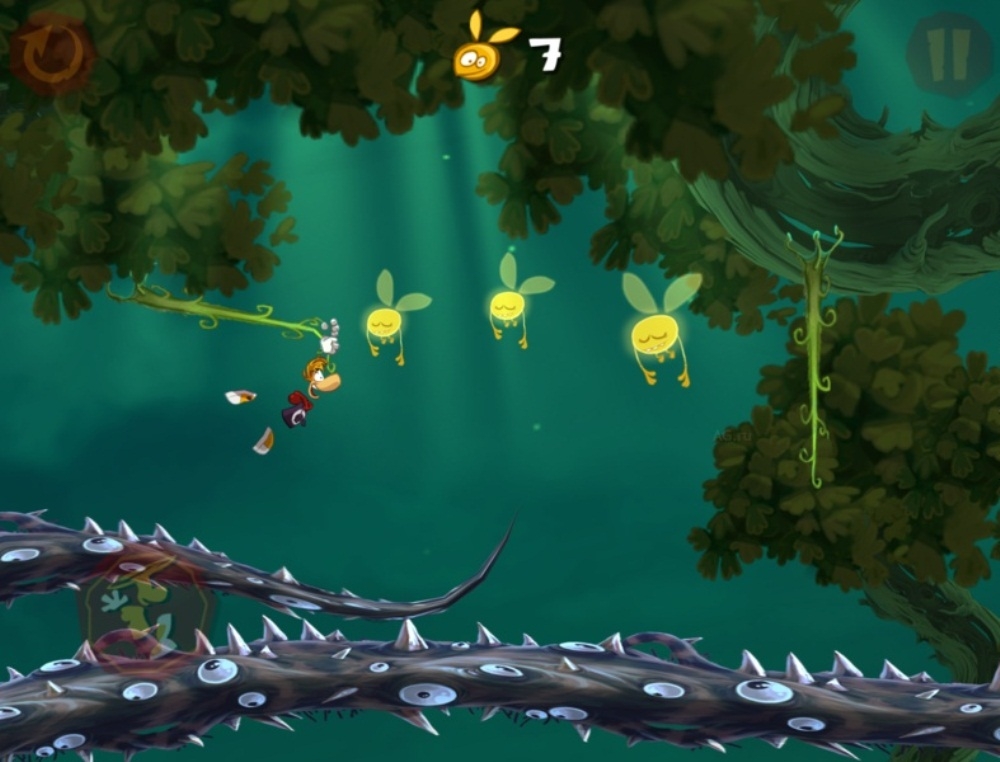 Скриншот из игры Rayman Jungle Run под номером 4