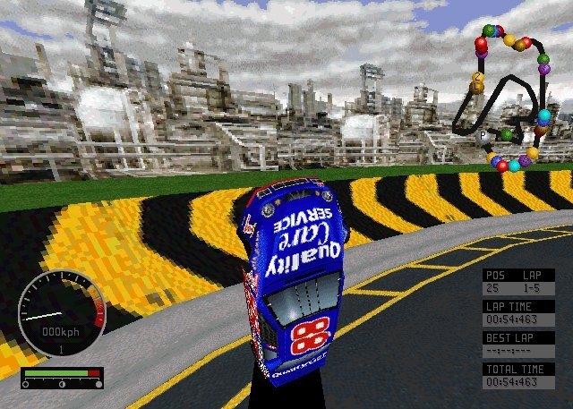 Скриншот из игры NASCAR Road Racing под номером 1