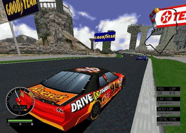 Скриншот из игры NASCAR Road Racing под номером 10