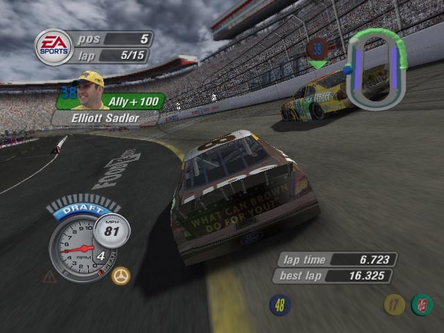 Скриншот из игры NASCAR Thunder 2004 под номером 23