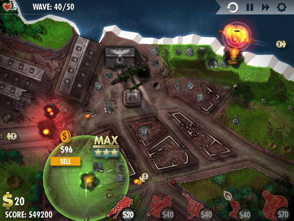 Скриншот из игры iBomber Defense под номером 10