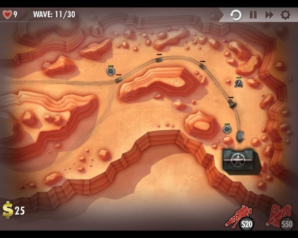 Скриншот из игры iBomber Defense под номером 5