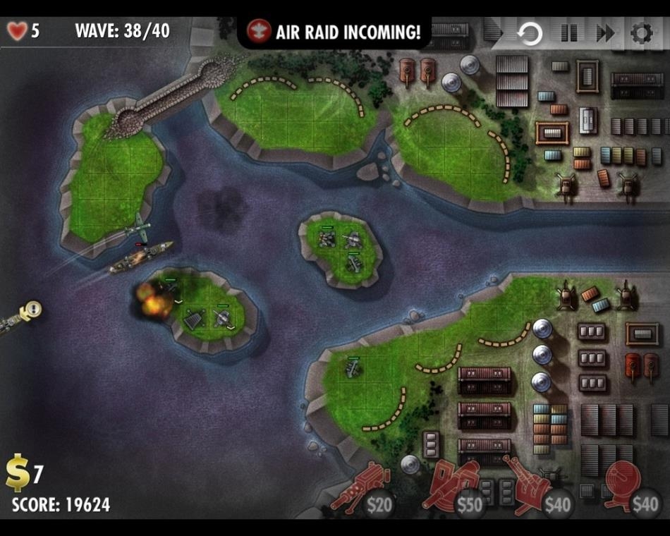 Скриншот из игры iBomber Defense под номером 7