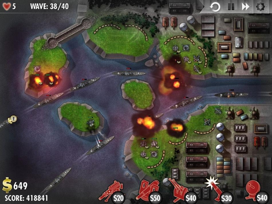 Скриншот из игры iBomber Defense под номером 9