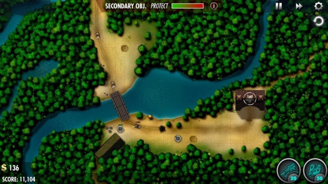 Скриншот из игры iBomber Defense Pacific под номером 10