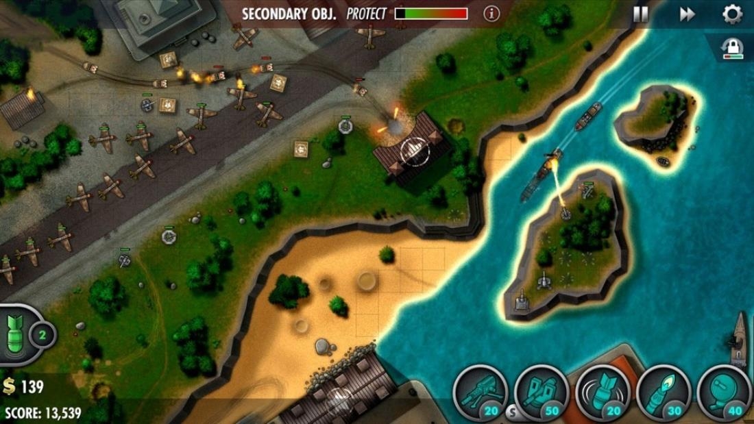Скриншот из игры iBomber Defense Pacific под номером 14