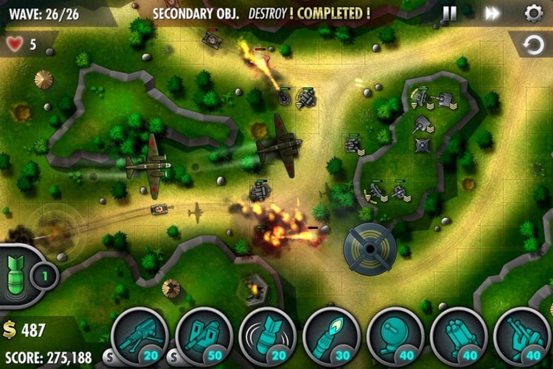 Скриншот из игры iBomber Defense Pacific под номером 17