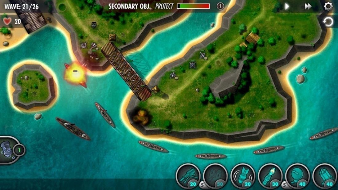 Скриншот из игры iBomber Defense Pacific под номером 8