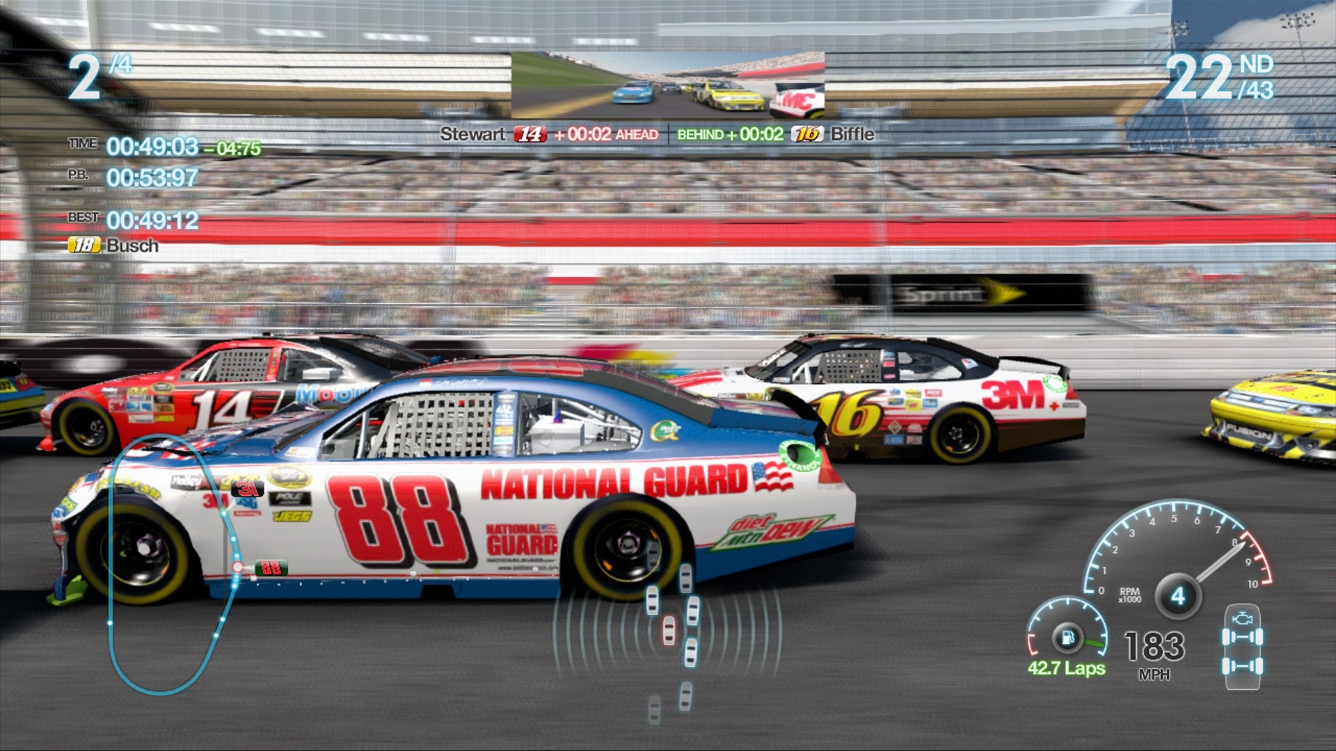 Скриншот из игры NASCAR: The Game - Inside Line под номером 4