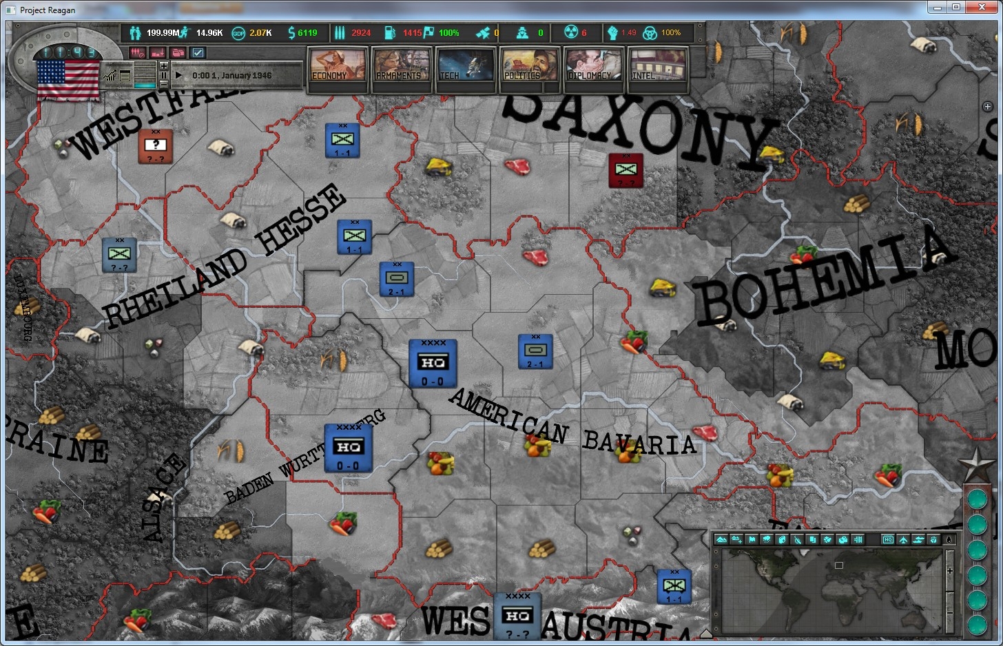 Скриншот из игры East vs. West: A Hearts of Iron Game под номером 1