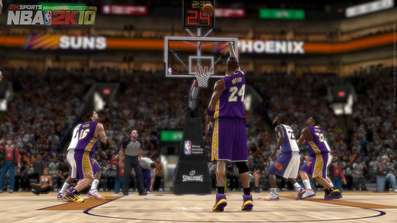 Скриншоты NBA 2K10.