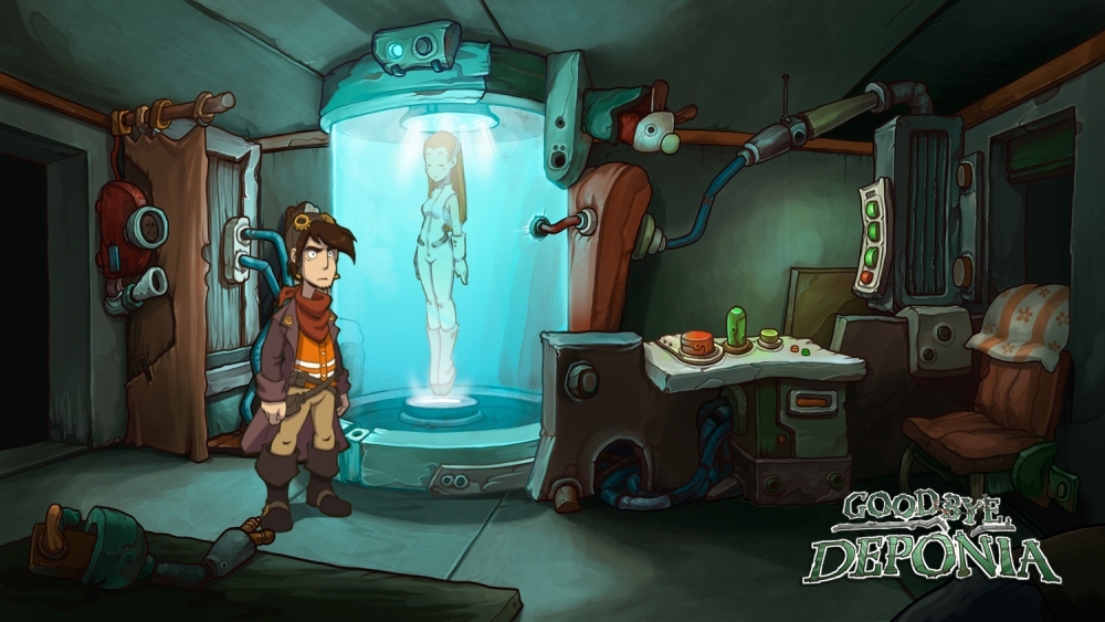 Скриншот из игры Goodbye Deponia под номером 1