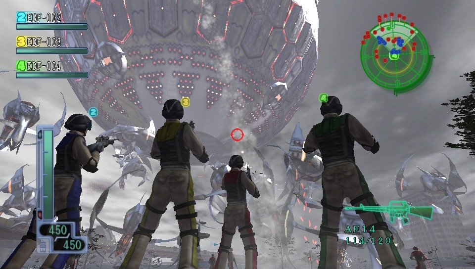 Скриншот из игры Earth Defense Force 2017 Portable под номером 2