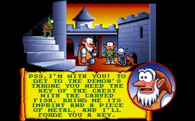 Скриншот из игры Gobliins 2: The Prince Buffoon под номером 28