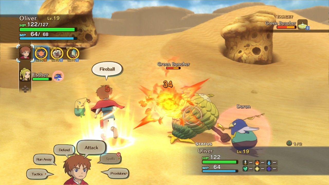 Скриншот из игры Ni no Kuni: Wrath of the White Witch под номером 4