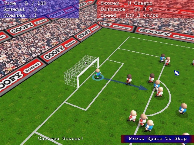 Скриншот из игры GOOFY Soccer под номером 1