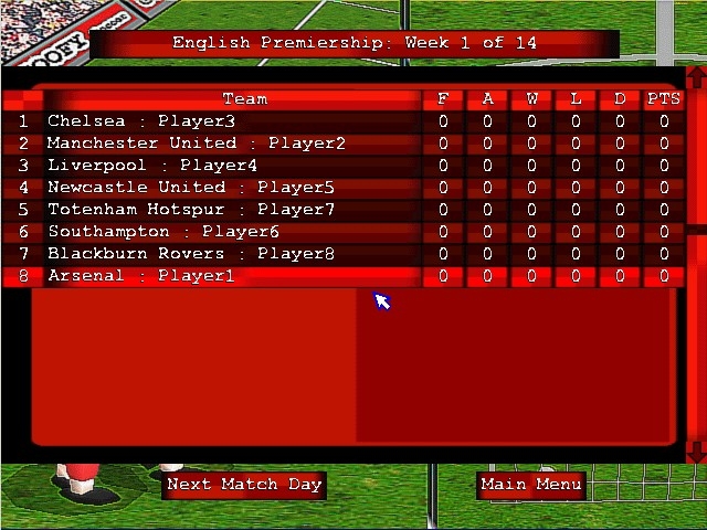 Скриншот из игры GOOFY Soccer под номером 6
