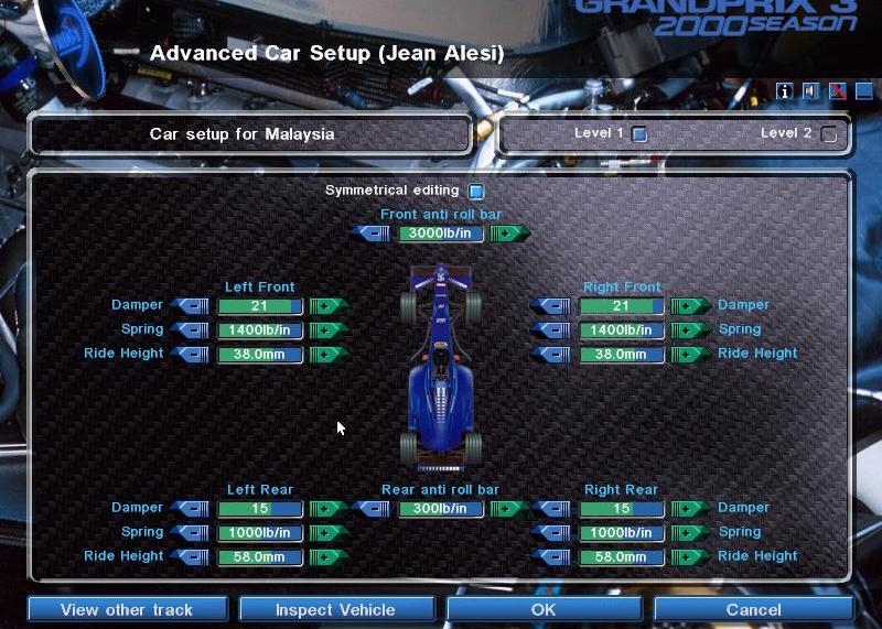 Скриншот из игры Grand Prix 3 2000 Season под номером 2