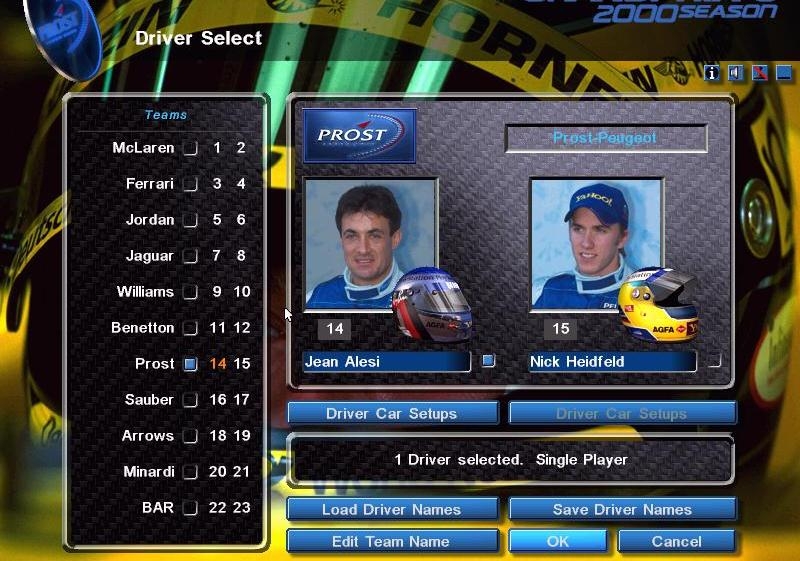 Скриншот из игры Grand Prix 3 2000 Season под номером 7