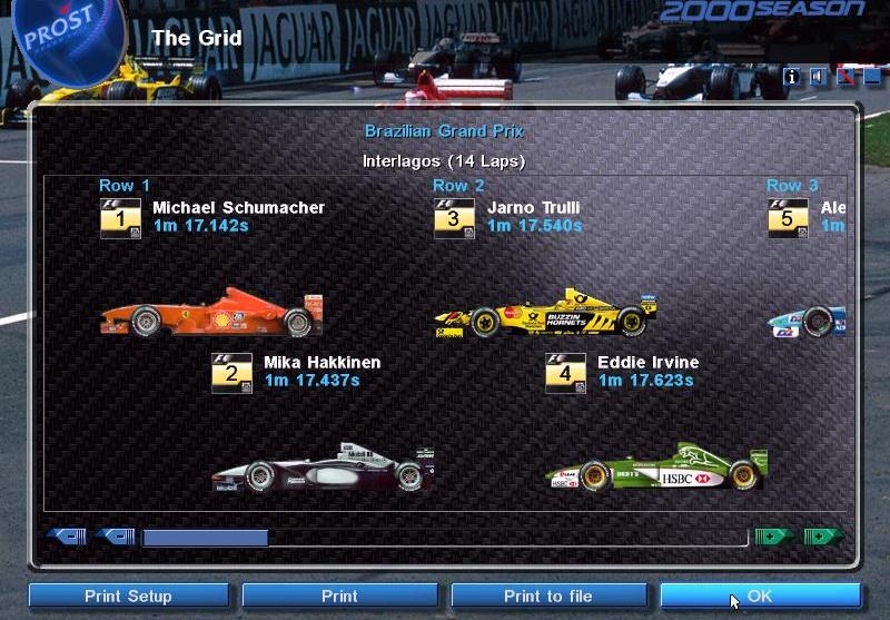 Скриншот из игры Grand Prix 3 2000 Season под номером 8