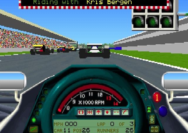 Скриншот из игры Grand Prix: World Circuit под номером 11