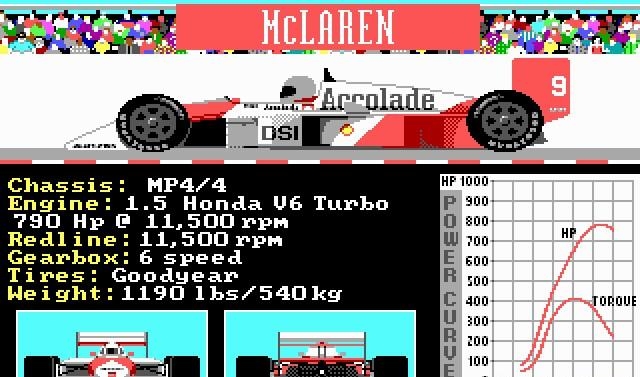 Скриншот из игры Grand Prix: World Circuit под номером 2