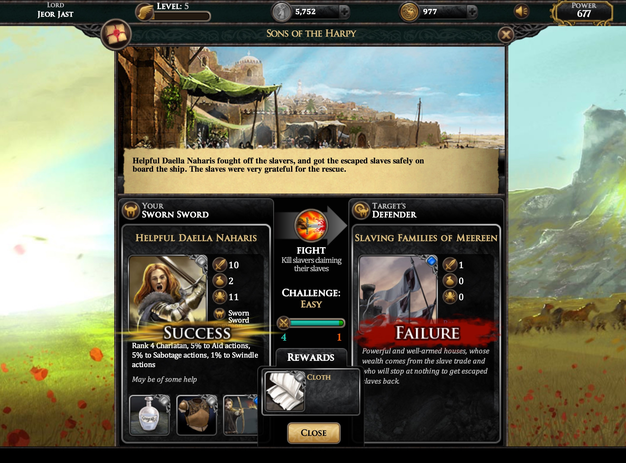 Скриншот из игры Game of Thrones: Ascent под номером 8