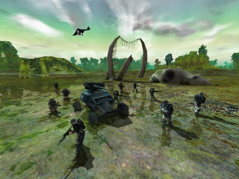 Скриншот из игры Ground Control II: Operation Exodus под номером 8