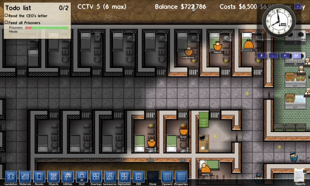 Скриншот из игры Prison Architect под номером 3