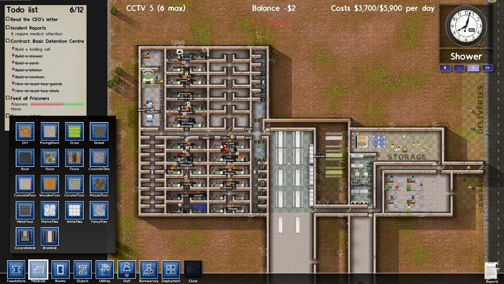 Скриншот из игры Prison Architect под номером 6