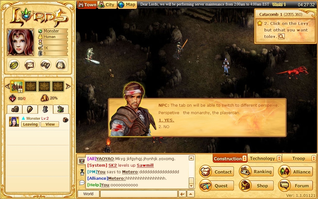 Скриншот из игры Lords Online под номером 40