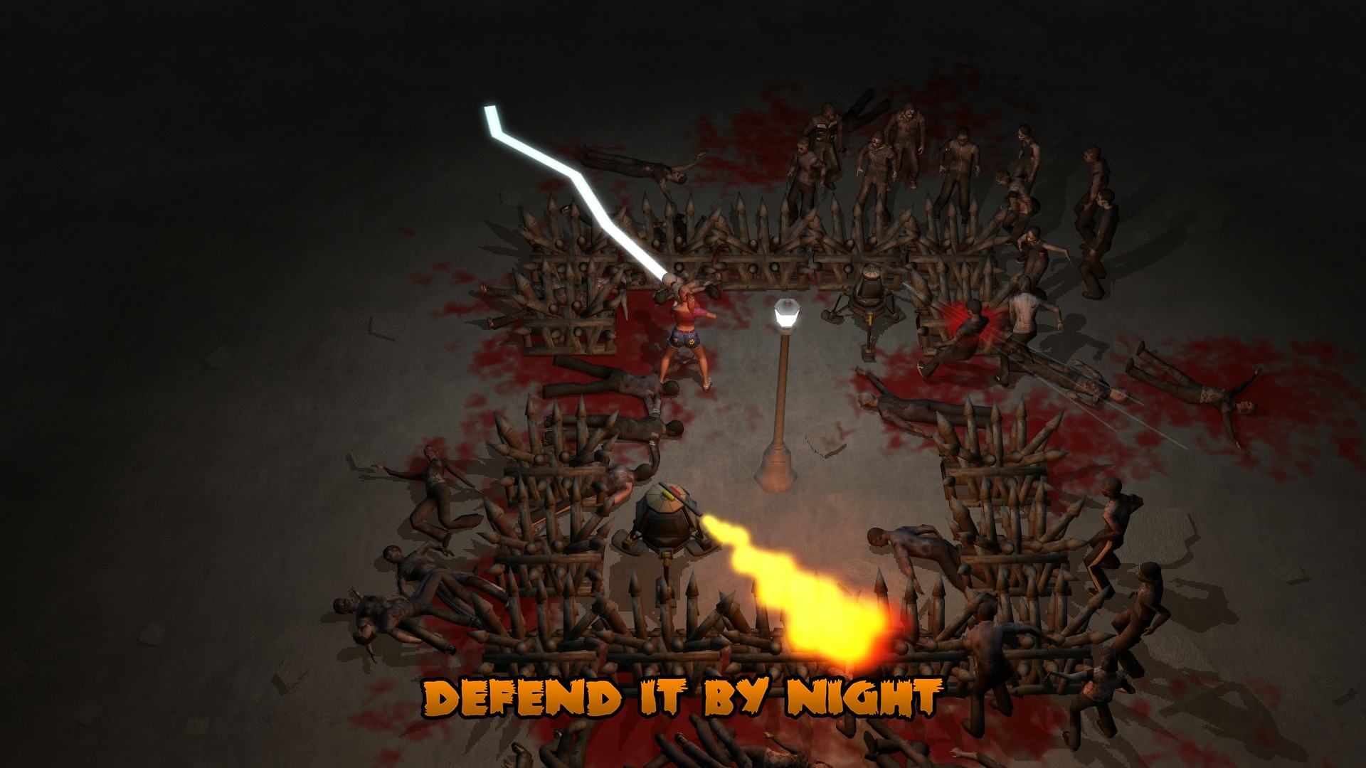 Скриншот из игры Yet Another Zombie Defense под номером 1