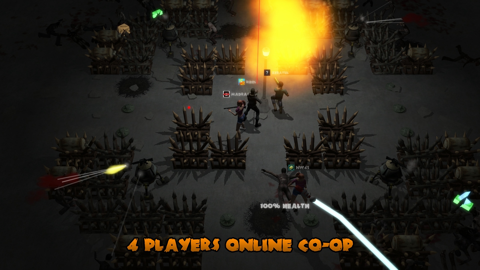 Скриншот из игры Yet Another Zombie Defense под номером 2